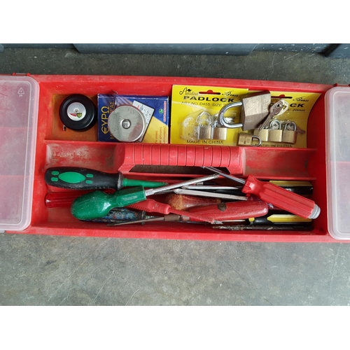 132 - Toolbox with Assorted Tools