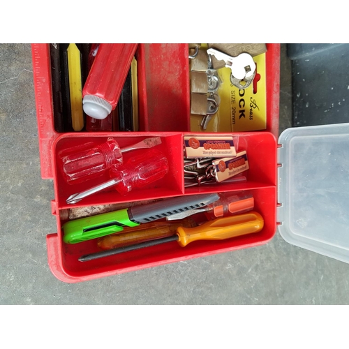 132 - Toolbox with Assorted Tools