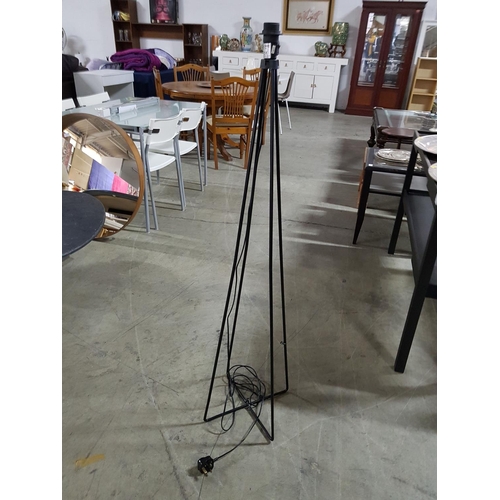 162 - Modern Standing Floor Ikea Lamp Base, Un-Tested (H:128cm)