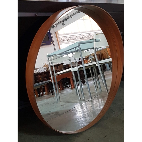 168 - Large Modern Round Wall Mirror