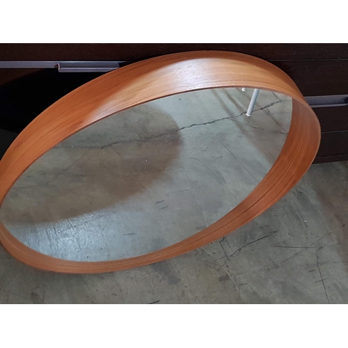 168 - Large Modern Round Wall Mirror