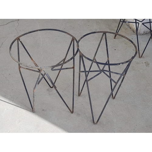 176 - Various Sizes / Metal Plant Stand / Holders (Ø31.5cm - 40.5cm, H:47 - 54.5cm)