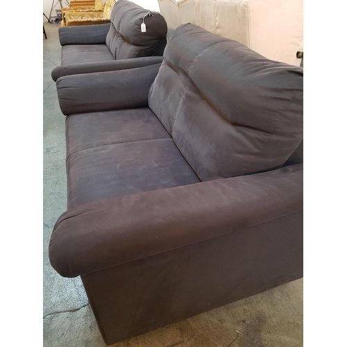 203 - 3 - Seater and 2 - Seater Modern Sofa in Graphite Colour (A/F)