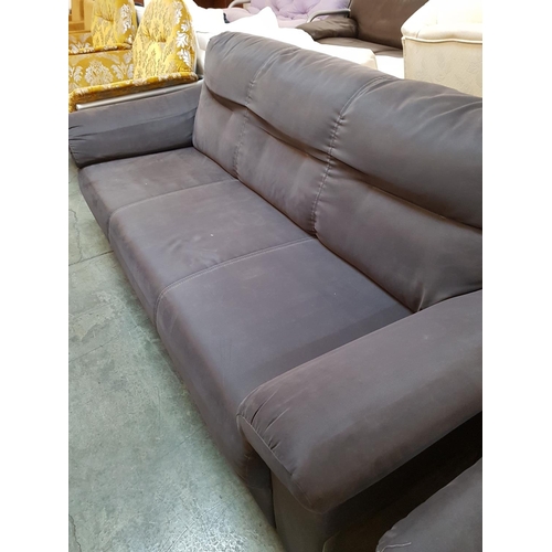 203 - 3 - Seater and 2 - Seater Modern Sofa in Graphite Colour (A/F)