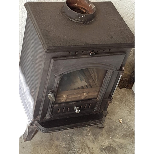 209 - Wood Burner / Cast Iron Stove (Approx. 43 x 32 x 60cm)