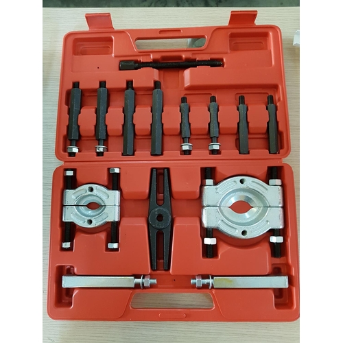 219 - 14 pcs of Baring Puller Set (Boxed) Red Plastic Case