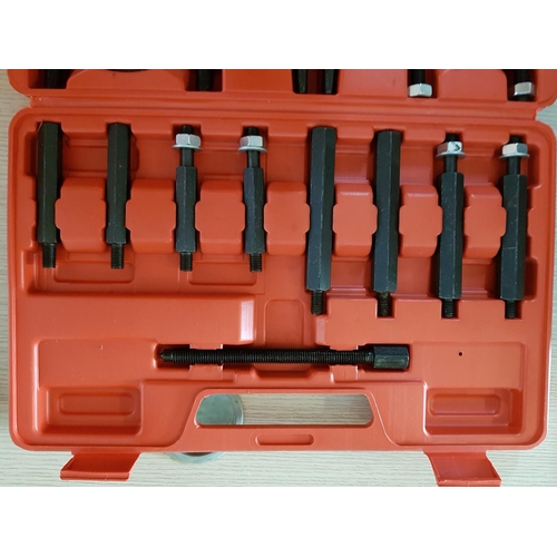 219 - 14 pcs of Baring Puller Set (Boxed) Red Plastic Case