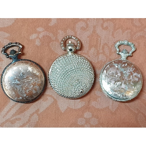 237 - 6 x Boxed Pocket Watches with Various Design (Un-Tested, Need Batteries)