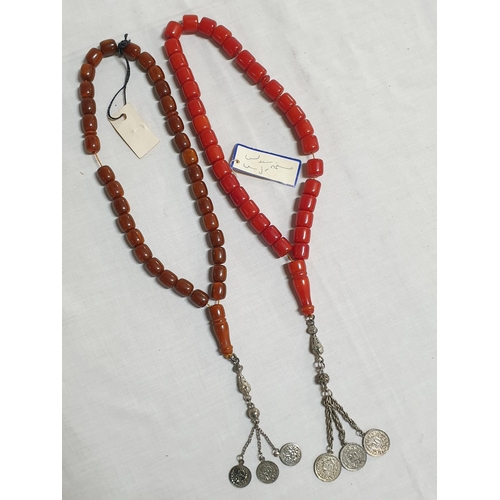 298 - Collection of 4 x Worry Beads / Kompoloi (4)