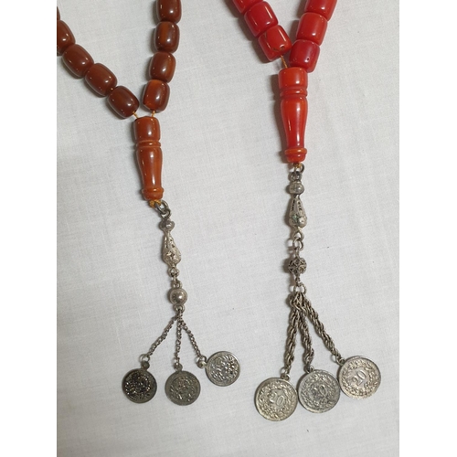 298 - Collection of 4 x Worry Beads / Kompoloi (4)