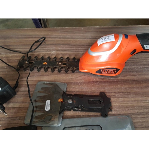 Black and decker mini hedge online trimmer