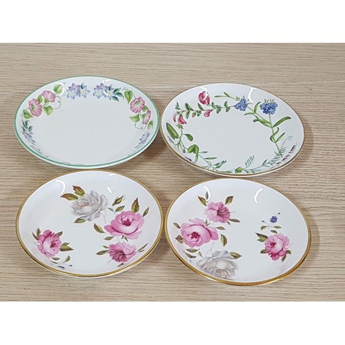 322 - Royal Worcester Assorted Small Pieces and 2 x Others (Vase, Pin Trays, Toothpick Holder), (8pcs)