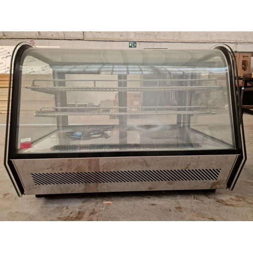 197 - 'Beckers' Refrigerated Table Top Display / Showcase  (Model: VRN160), with Curved Glass Frontage, 2-... 