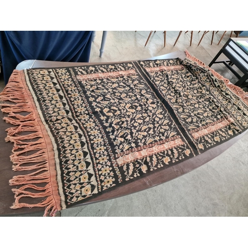 436 - Decorative Indonesian Table Cloth, (Approx. 160 x 85cm)