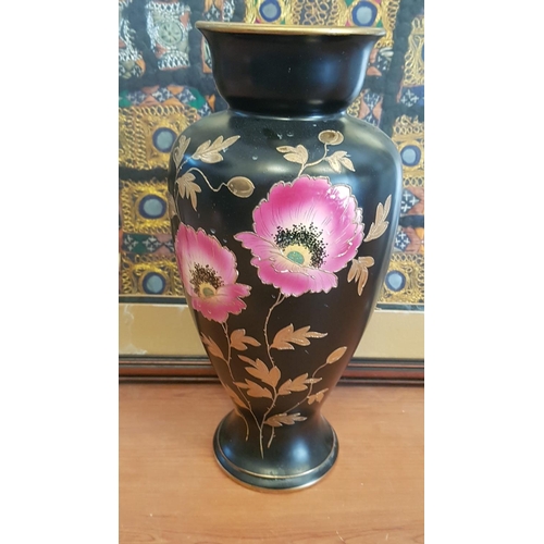 406 - Art Deco Style Gilded Hand Painted Vase 