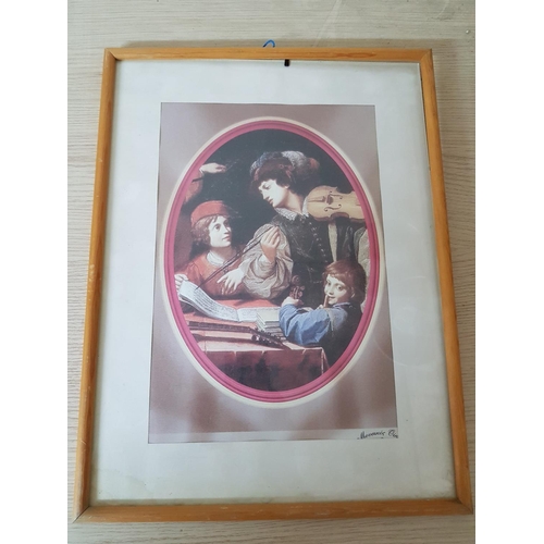 402 - Various of 5 x Prints on Antique Paintings