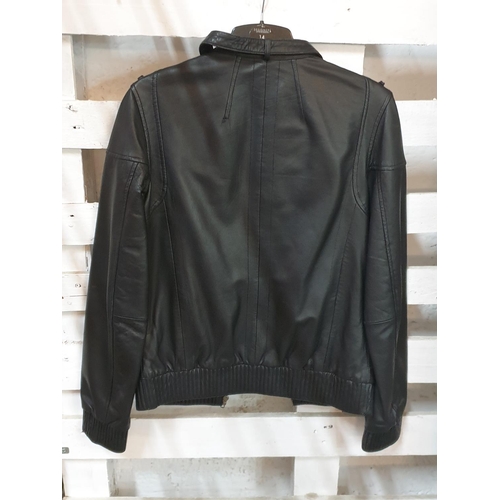 281 - Ladies Leather Mango Jacket (Size M)