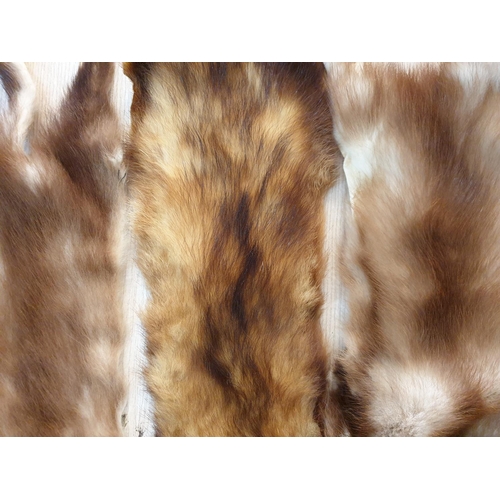 71 - 30 x Pieces of Mink / Chinchilla Fur, of Varying Sizes and Colour