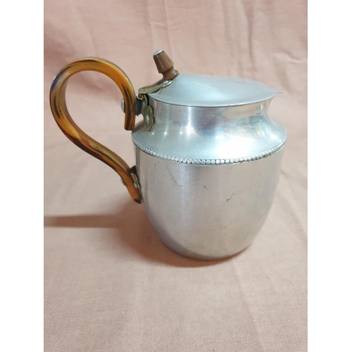 360 - Antique N.C. Joseph Ltd Aluminum Tea Pot and Hot Water Pot, Stratford on Avon England