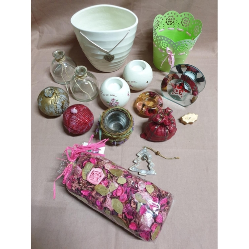 473 - Large Assorted Collection of Assorted Candles, Candle Holders, Pots etc