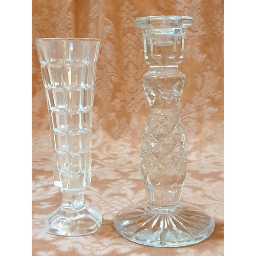 481 - Large Qty o Retro Home Glassware; Vases, Drink Glasses and Other