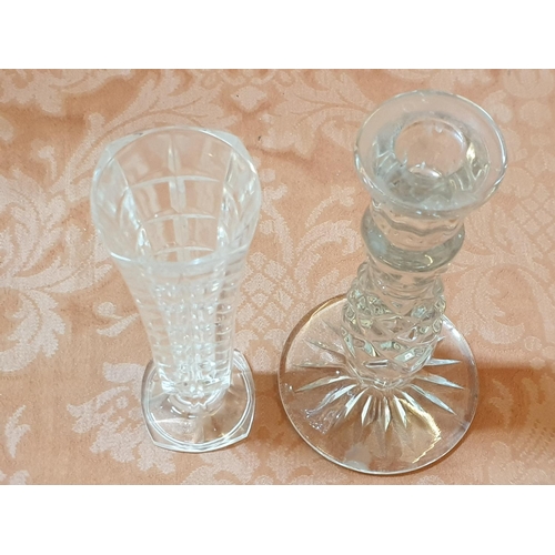 481 - Large Qty o Retro Home Glassware; Vases, Drink Glasses and Other