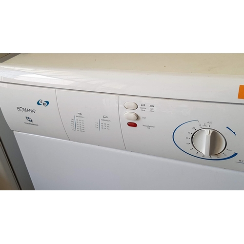 490 - Bomann WT 6010 Renversement Tumble Dryer (Un-Tested, No Plug)