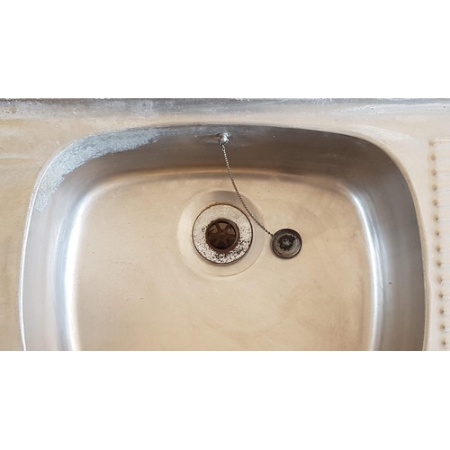 492 - Stainless Steel Double Sink (160 x 54cm)