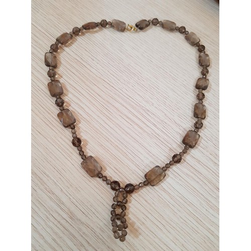 526 - Various Hand Made Necklaces in Different Colours, Sizes, Stones and Other Beads (L:60cm, L:52cm, L:4... 