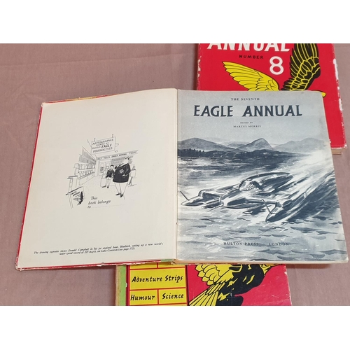 533 - Eagle Annual NR7 (1957) NR8 (1958), NR9 (1960) Vintage Great new Strips, Stories Articles (Hulton Pr... 