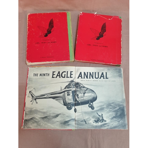 533 - Eagle Annual NR7 (1957) NR8 (1958), NR9 (1960) Vintage Great new Strips, Stories Articles (Hulton Pr... 