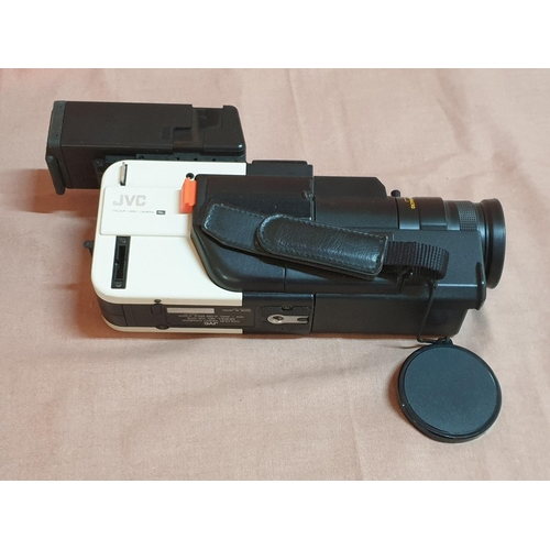 544 - JVC Retro Colour Video Camera (Pal) Model No; GX - N7E, Made in Japan TV Zoom Lens 1:12 8.5-51mm Mac... 