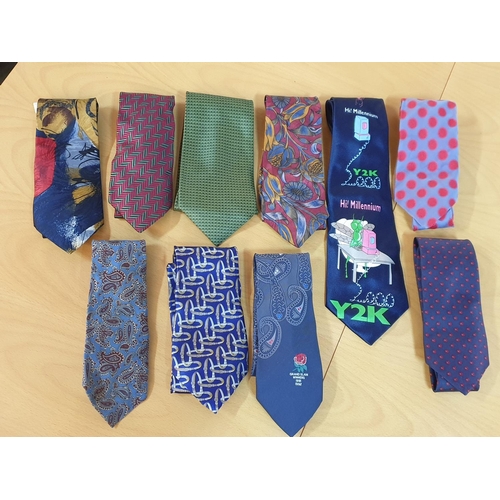 563 - Assorted Collection of Ties (10pcs, Some Silk)