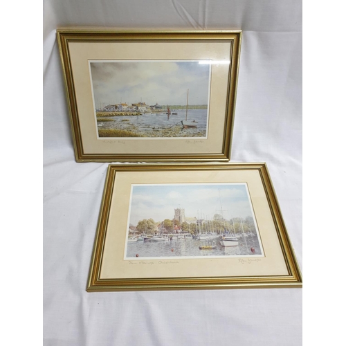 121 - 2 x Framed Landscapes Special Edition Prints After Robin Davidson with Artist's Signature (43 x 33cm... 