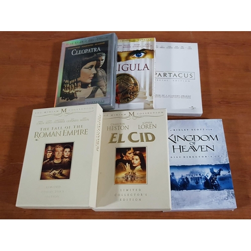 129 - Collection of Limited Edition of Ancient History in Movies  DVD's inc; 