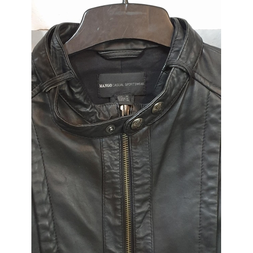 281 - Ladies Leather Mango Jacket (Size M)