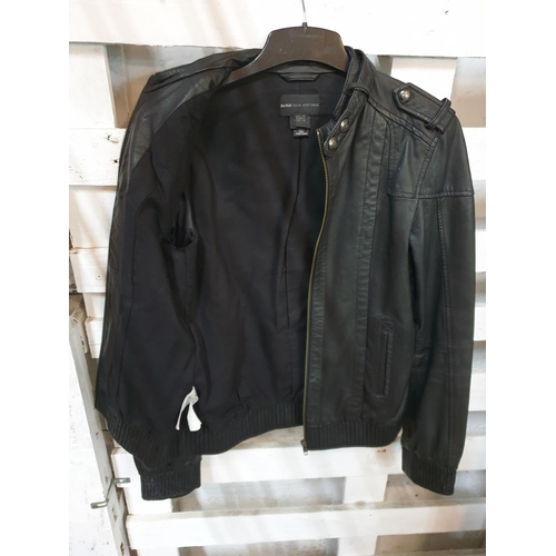 281 - Ladies Leather Mango Jacket (Size M)