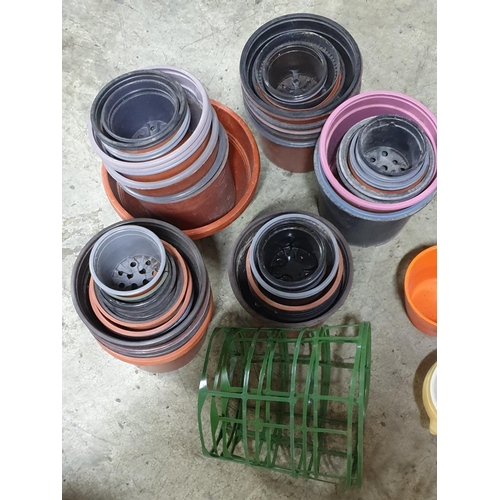 303 - Large Box of Assorted Collection of Plant Pots