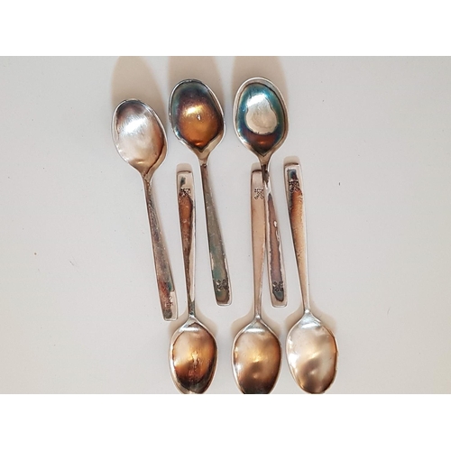 73 - Set of 6 x Silver (800 Wilkens) Coffee Spoons, Total Weight 76gr