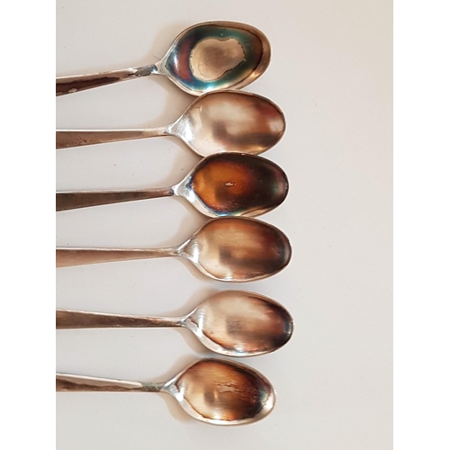 73 - Set of 6 x Silver (800 Wilkens) Coffee Spoons, Total Weight 76gr