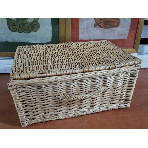 81 - Wicker Hamper (51 x 38 x 23cm)