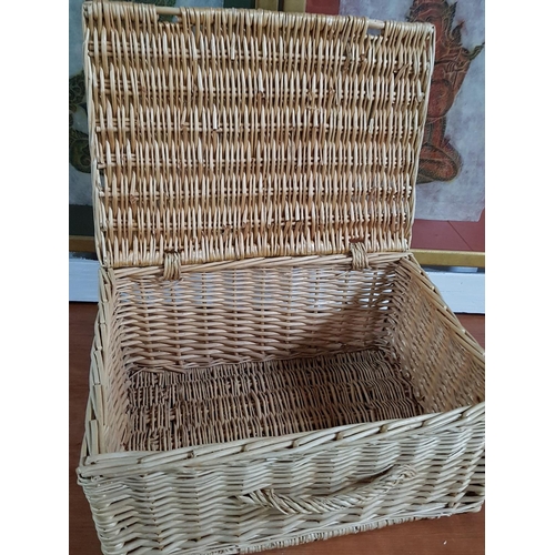 81 - Wicker Hamper (51 x 38 x 23cm)