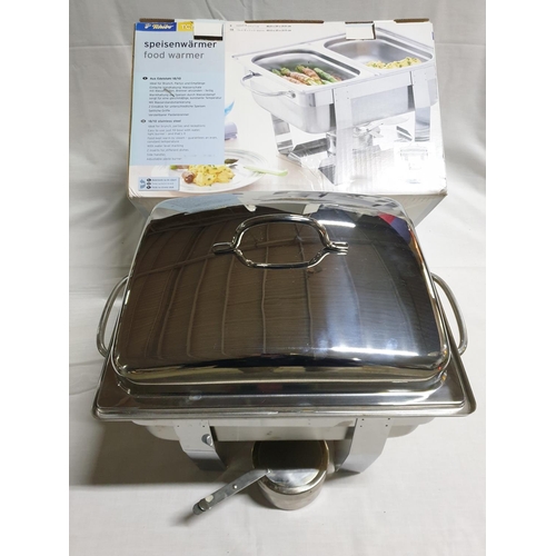 96 - Tchibo Food Warmer 18/10 Stainless Steel (Approx. W:40.5cm x H:25cm x D:21.5cm), (Water Level Markin... 