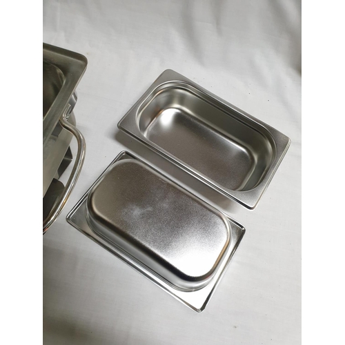 96 - Tchibo Food Warmer 18/10 Stainless Steel (Approx. W:40.5cm x H:25cm x D:21.5cm), (Water Level Markin... 