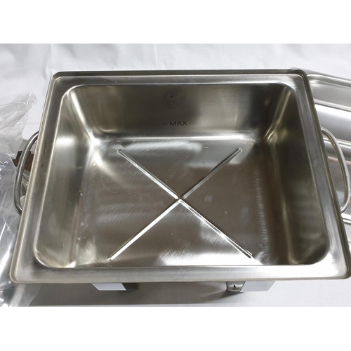 96 - Tchibo Food Warmer 18/10 Stainless Steel (Approx. W:40.5cm x H:25cm x D:21.5cm), (Water Level Markin... 