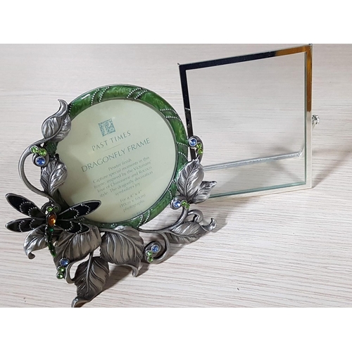 188 - Photo Frame; Silver Plated Edge Photo Frame (10cm x 12.5cm) Together with Vintage Style 