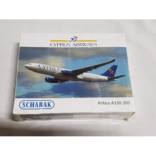 90 - 8pcs of Cyprus Airways Memorabilia, Inc; 3 x Model Planes, Playing Cards, Fridge Magnets, Inflatable... 