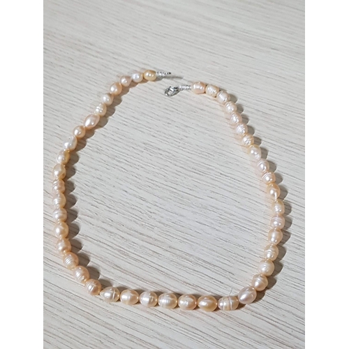 252 - Vintage Style Pearls Necklace (L:47cm)