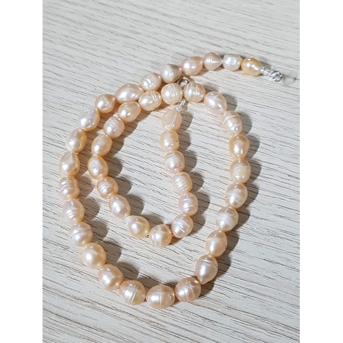 252 - Vintage Style Pearls Necklace (L:47cm)