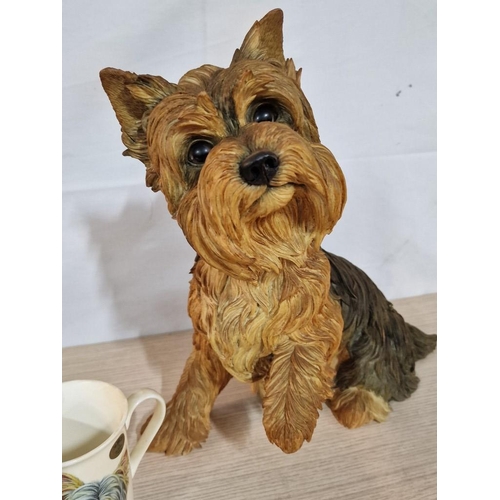 117 - Yorkshire Terrier Figurine, Together with Leonardo Collection Coffee Mug with Yorkshire Terrier Pict... 